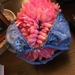 Blue bikini competition